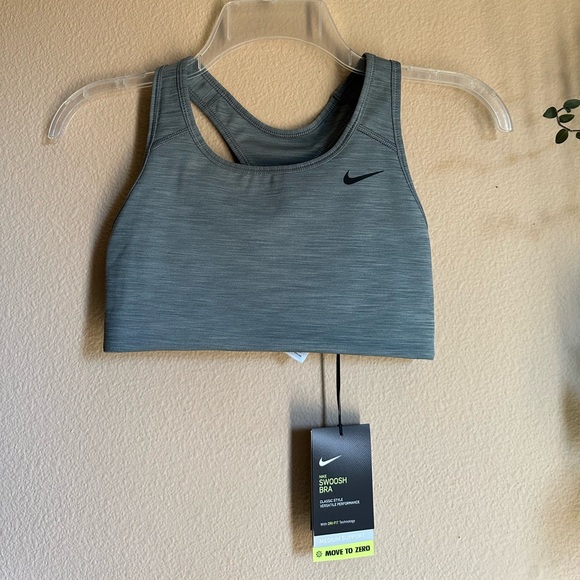 Nike Marl Grey Size Small Sports Bra - Picture 1 of 6